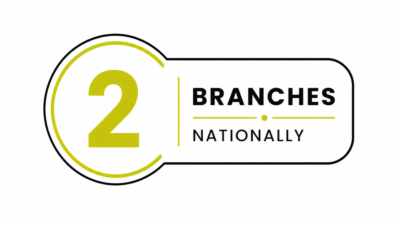 Two branches nationally